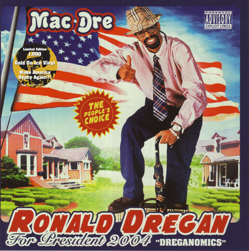 Mac Dre - (PRESALE 6/19/26) Ronald Dregan - Dreganomics (LIMITED EDITION GOLD ON ICE 2xVINYL) | Mint (M) Mint (M) - HIP HOP *NEW/COLOR*