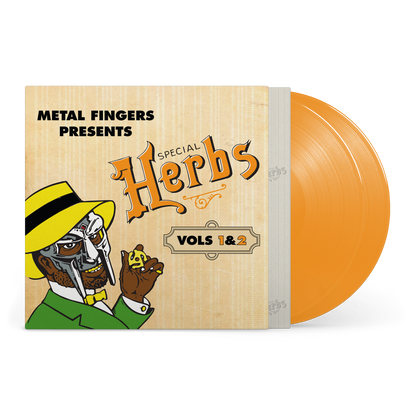 Metal Fingers Presents: Special Herbs Vol. 1 & 2 *PRE-ORDER 9/5/25*(MUSTARD YELLOW VINYL) | Mint (M) Mint (M) - HIP HOP *NEW/COLOR*