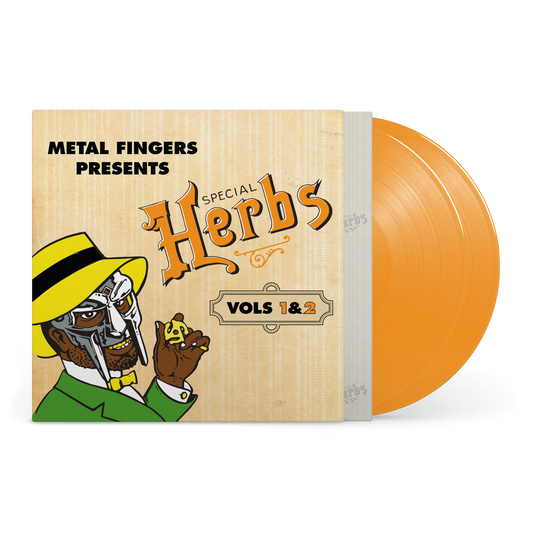 Metal Fingers Presents: Special Herbs Vol. 1 & 2 *PRE-ORDER 9/5/25*(MUSTARD YELLOW VINYL) | Mint (M) Mint (M) - HIP HOP *NEW/COLOR*