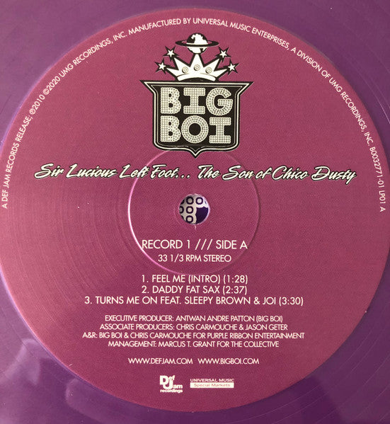 Sir Lucious Left Foot... The Son Of Chico Dusty (2xVINYL) | Mint (M) Mint (M) - HIP HOP *NEW/COLOR*