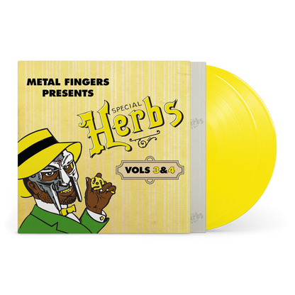 Metal Fingers Presents: Special Herbs Vol. 3 & 4 *PRE-ORDER 9/5/25*(LEMON YELLOW VINYL) | Mint (M) Mint (M) - HIP HOP *NEW/COLOR*