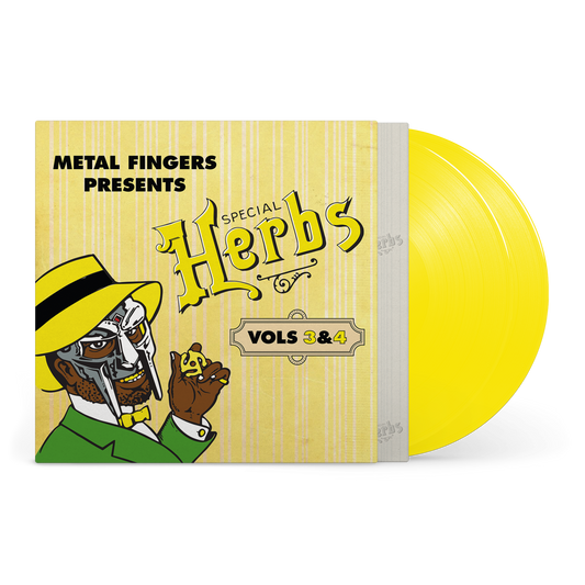 Metal Fingers Presents: Special Herbs Vol. 3 & 4 *PRE-ORDER 9/5/25*(LEMON YELLOW VINYL) | Mint (M) Mint (M) - HIP HOP *NEW/COLOR*