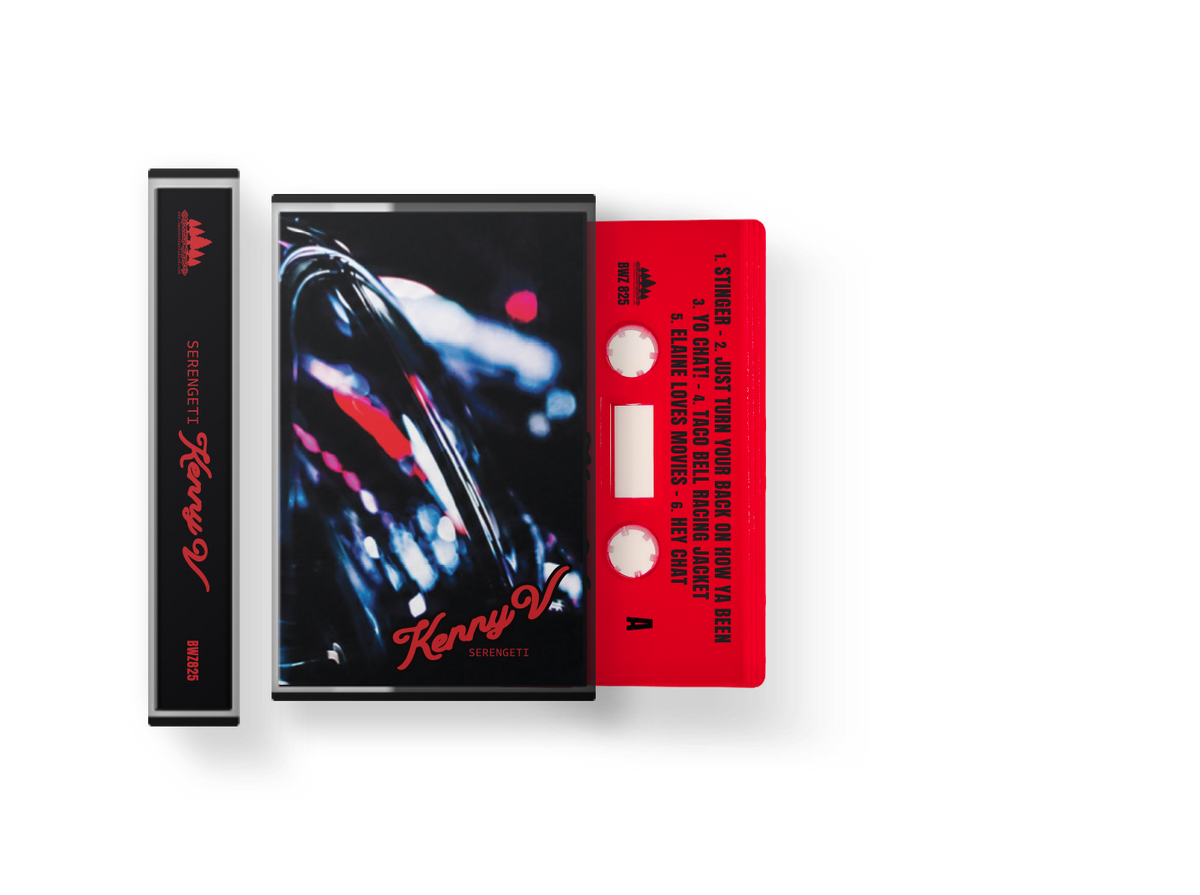 Serengeti - (PRESALE 10/30/26) KennyV (RED SHELL CASSETTE) | NEW - HIP HOP *NEW/COLOR*