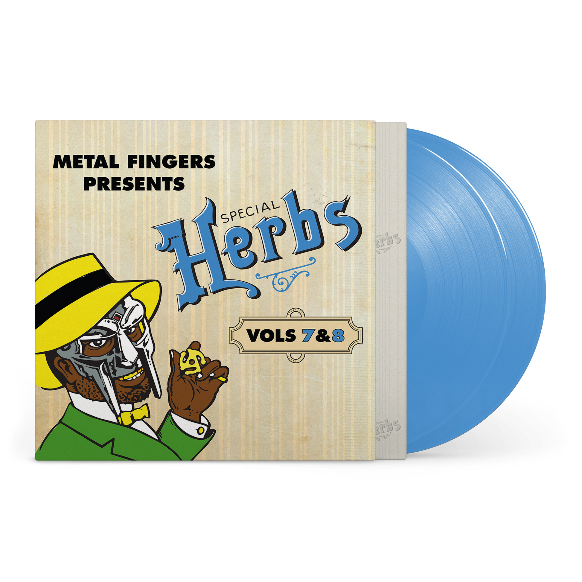 Metal Fingers Presents: Special Herbs Vol. 7 & 8 *PRE-ORDER 9/5/25*(SKY BLUE VINYL) | Mint (M) Mint (M) - HIP HOP *NEW/COLOR*