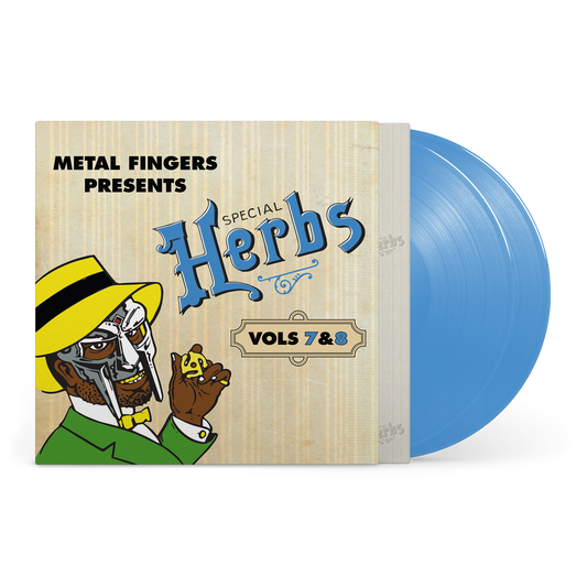 Metal Fingers Presents: Special Herbs Vol. 7 & 8 *PRE-ORDER 9/5/25*(SKY BLUE VINYL) | Mint (M) Mint (M) - HIP HOP *NEW/COLOR*