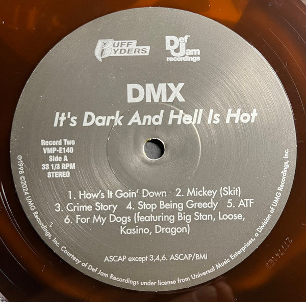 It's Dark And Hell Is Hot (2xCOLOR VINYL - VMP) | Mint (M) Mint (M) - HIP HOP *NEW/COLOR*