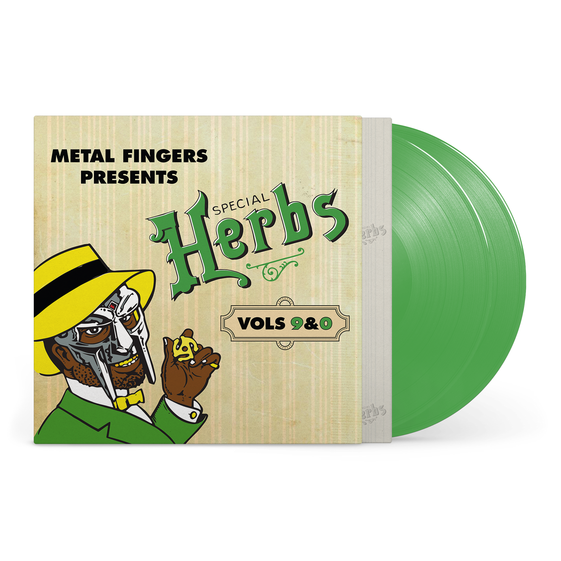 Metal Fingers Presents: Special Herbs Vol. 9 & 0 *PRE-ORDER 9/5/25*(EVERGREEN VINYL) | Mint (M) Mint (M) - HIP HOP *NEW/COLOR*