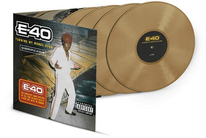 E-40 - (PRESALE 11/20/26) Turning My Money Over (GOLD VINYL 4xLP) | NEW - HIP HOP *NEW/COLOR*