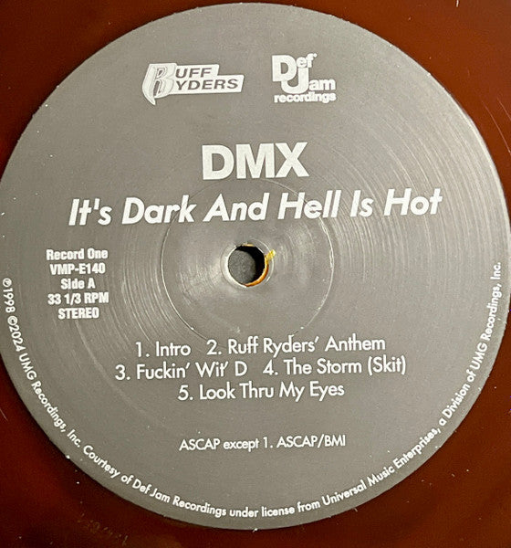 It's Dark And Hell Is Hot (2xCOLOR VINYL - VMP) | Mint (M) Mint (M) - HIP HOP *NEW/COLOR*