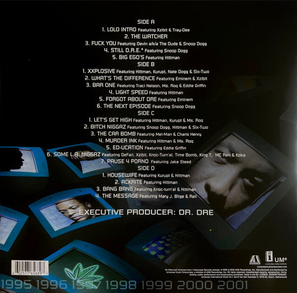 Dr. Dre - 2001 (VINYL 2xLP UME 00602577656897 2023) | Mint (M) Near Mint (NM) - HIP HOP / NEW *SEALED*