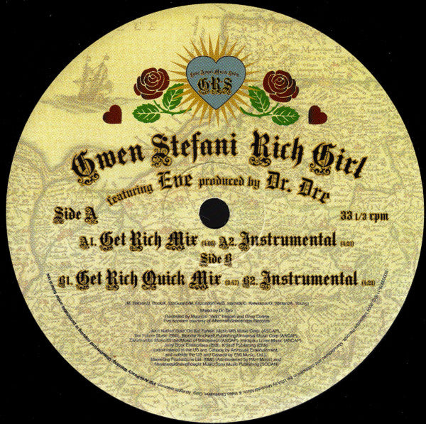 Gwen Stefani - Rich Girl (VINYL 12" INTERSCOPE B0003978-11 2004) | USED Mint (M) Near Mint (NM) - HIP HOP / NEW *SEALED*