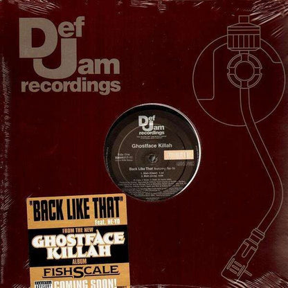 Ghostface Killah - Back Like That (VINYL 12" SINGLE DEF JAM B0006317-11 2006) | Mint (M) Near Mint (NM) - HIP HOP / NEW *SEALED*