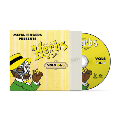 Metal Fingers Presents: Special Herbs Vol. 3 & 4 *PRE-ORDER 9/5/25*(CD) | Mint (M) Mint (M) - HIP HOP *NEW*