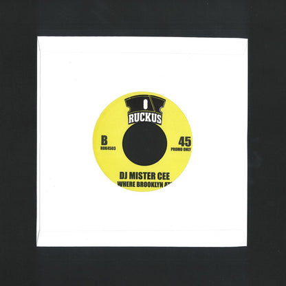 DJ Mister Cee - Shake Dat Ass / Where Brooklyn At? (VINYL 7" Ruckus 45s) | NEW - HIP HOP *NEW*