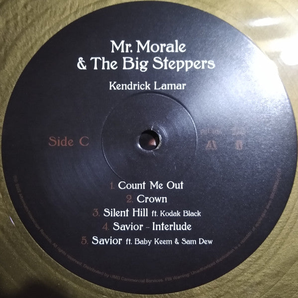 Kendrick Lamar - Mr. Morale & The Big Steppers *SEALED* (GOLD METALLIC 2xVINYL) | Mint (M) Mint (M) - HIP HOP *NEW*