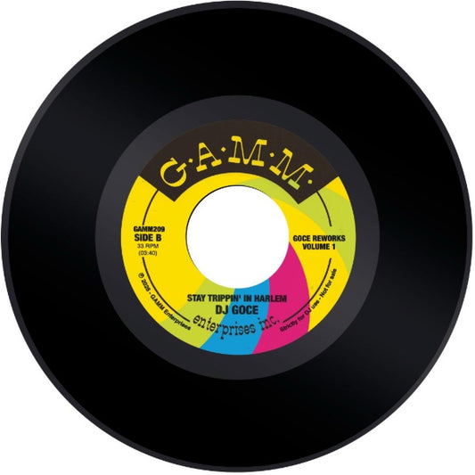 DJ Goce - (PRESALE 10/29/26) Goce Reworks Volume 1 (VINYL 7" GAMM Enterprises) | NEW - HIP HOP *NEW*