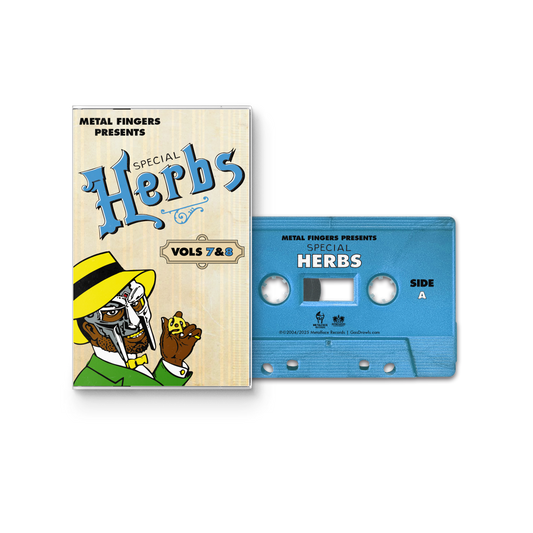 Metal Fingers Presents: Special Herbs Vol. 7 & 8 *PRE-ORDER 9/5/25*(CASS) | Mint (M) Mint (M) - HIP HOP *NEW*