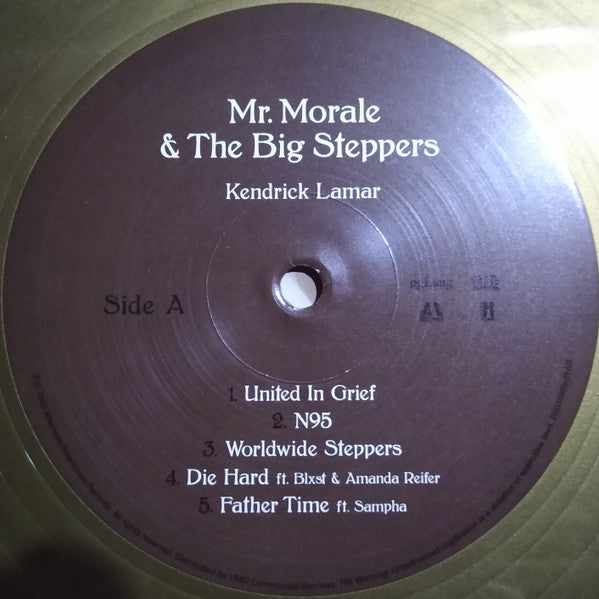Kendrick Lamar - Mr. Morale & The Big Steppers *SEALED* (GOLD METALLIC 2xVINYL) | Mint (M) Mint (M) - HIP HOP *NEW*