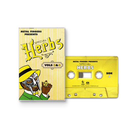 Metal Fingers Presents: Special Herbs Vol. 3 & 4 *PRE-ORDER 9/5/25*(CASS) | Mint (M) Mint (M) - HIP HOP *NEW*
