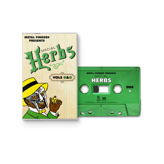 Metal Fingers Presents: Special Herbs Vol. 9 & 0 *PRE-ORDER 9/5/25*(CASS) | Mint (M) Mint (M) - HIP HOP *NEW*