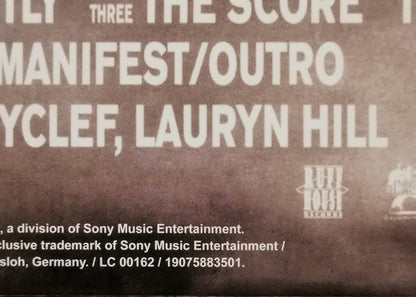 The Score | Mint (M) Mint (M) - HIP HOP/RAP *COLOR*