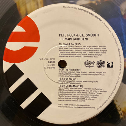 Pete Rock & C.L. Smooth The Main Ingredient 2xLP Mint (M) Mint (M)