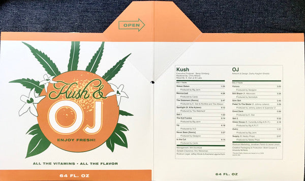 Wiz Khalifa Kush & OJ 2xLP Mint (M) Mint (M)