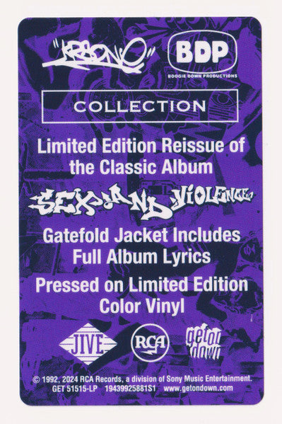 Sex And Violence (2x VINYL) | - HIP HOP/RAP *NEW/COLOR*