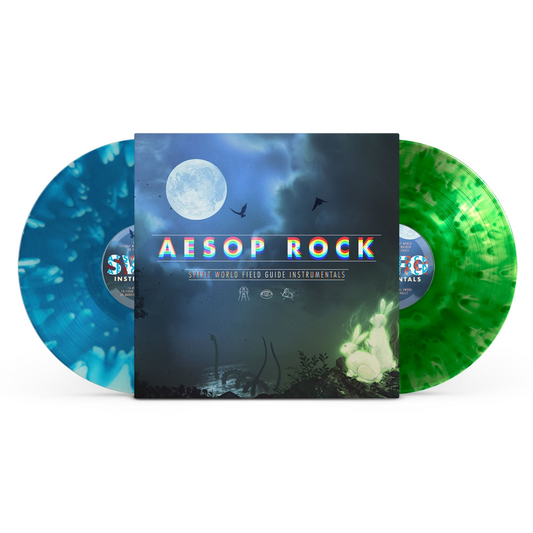 Spirit World Field Guide Instrumentals (GREEN + BLUE VINYL) | Mint (M) Mint (M) - HIP HOP/RAP *SEALED/COLOR*