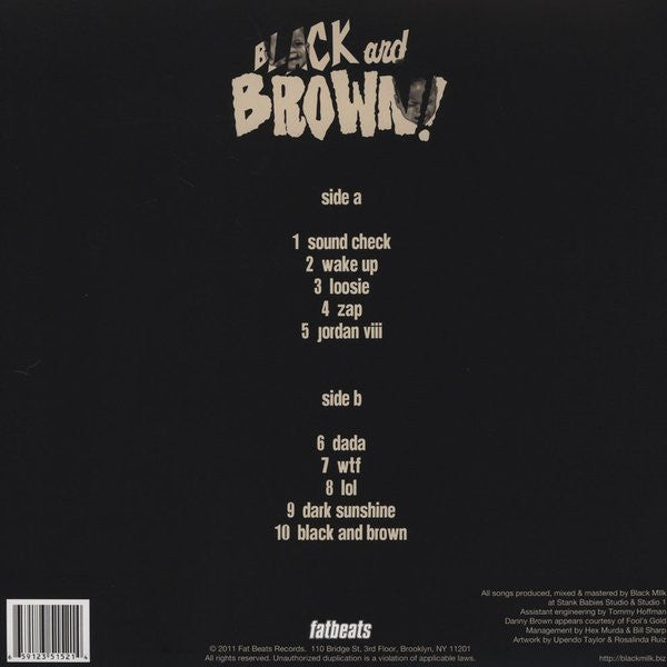 Black Milk - Black And Brown! | Mint (M) Mint (M) - HIP HOP/RAP *SEALED*