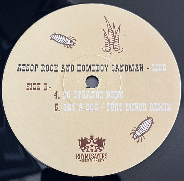 Aesop Rock & Homeboy Sandman - Lice | Mint (M) Mint (M) - HIP HOP/RAP *SEALED*