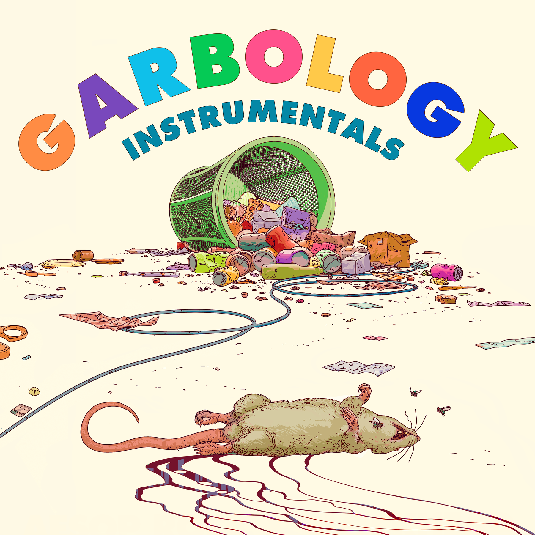 Aesop Rock X Blockhead - Garbology: Instrumentals (YELLOW, GREEN & BLACK VINYL) | Mint (M) - HIP HOP/RAP *SEALED*