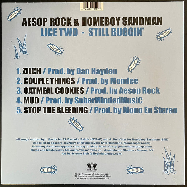 Lice Two - Still Buggin' | Mint (M) Mint (M) - HIP HOP/RAP *SEALED*
