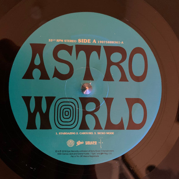 Travis Scott (2) Astroworld 2xLP Mint (M) Mint (M) – Love Vinyl Records