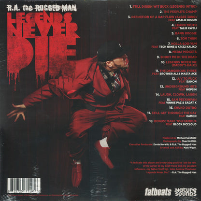 R.A. The Rugged Man - Legends Never Die | Mint (M) Mint (M) - HIP HOP/RAP