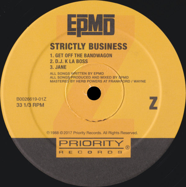 Strictly Business | Mint (M) Mint (M) - HIP HOP/RAP