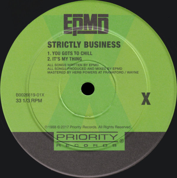 Strictly Business | Mint (M) Mint (M) - HIP HOP/RAP