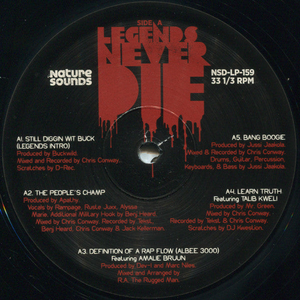 R.A. The Rugged Man - Legends Never Die | Mint (M) Mint (M) - HIP HOP/RAP