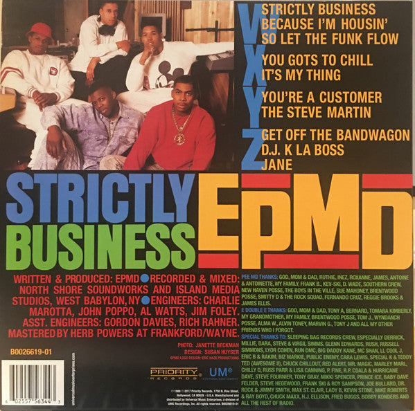 Strictly Business | Mint (M) Mint (M) - HIP HOP/RAP