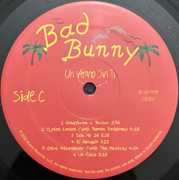 Un Verano Sin Ti (PROMO 2xVINYL) | - HIP HOP/REGGAE *NEW*