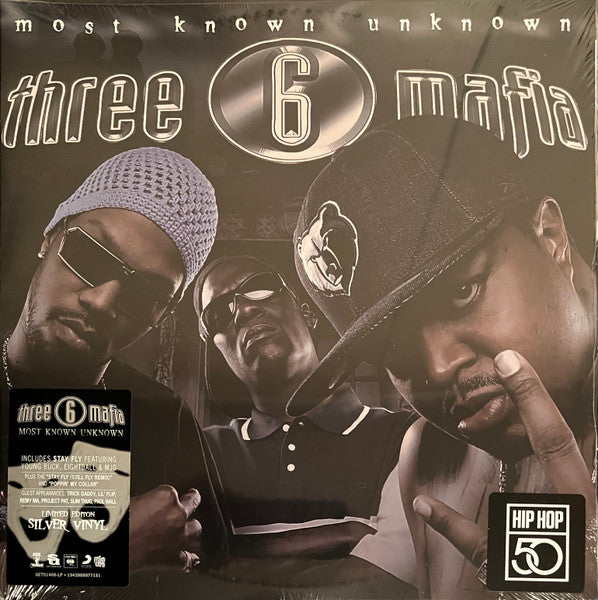 Three 6 Mafia - Most Known Unknown (SILVER VINYL LP LTD EDT Get On Down GET51466G) | NEW - HIP HOP *SEALED/COLOR*
