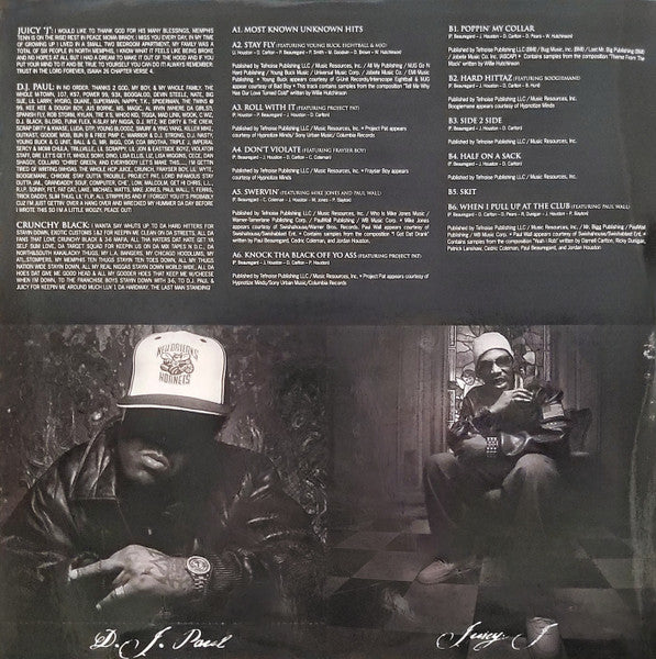 Three 6 Mafia - Most Known Unknown (SILVER VINYL LP LTD EDT Get On Down GET51466G) | NEW - HIP HOP *SEALED/COLOR*
