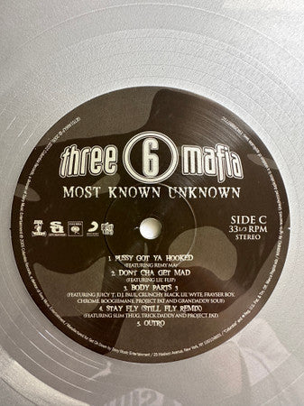 Three 6 Mafia - Most Known Unknown (SILVER VINYL LP LTD EDT Get On Down GET51466G) | NEW - HIP HOP *SEALED/COLOR*