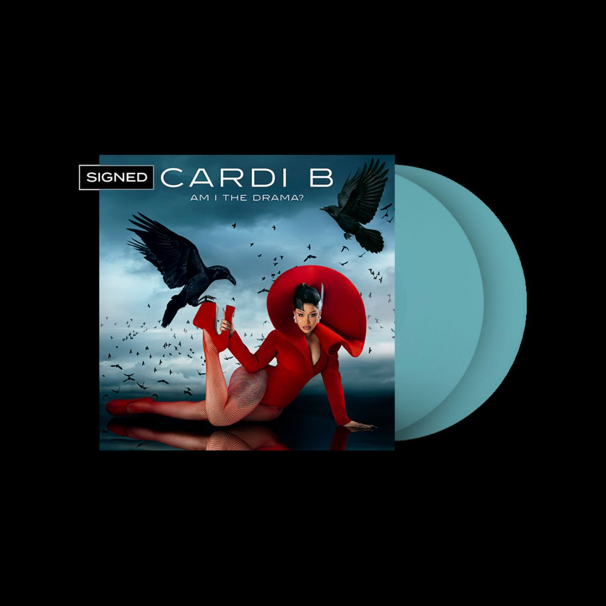 Am I The Drama? (Baby Blue Color Vinyl)(Includes Signed Art Card)*DISCOUNTED* | - HIP HOP *SEALED/COLOR*
