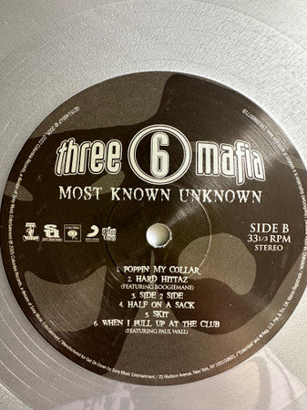 Three 6 Mafia - Most Known Unknown (SILVER VINYL LP LTD EDT Get On Down GET51466G) | NEW - HIP HOP *SEALED/COLOR*