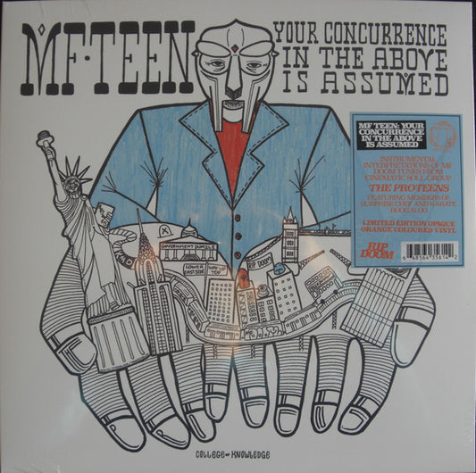 MF TEEN: Your Concurrence In The Above Is Assumed (OPAQUE ORANGE VINYL) | Mint (M) Mint (M) - HIP HOP *SEALED/COLOR*