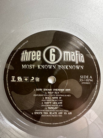 Three 6 Mafia - Most Known Unknown (SILVER VINYL LP LTD EDT Get On Down GET51466G) | NEW - HIP HOP *SEALED/COLOR*