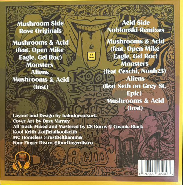 Mushrooms And Acid | Mint (M) Mint (M) - HIP HOP *SEALED/RSD*