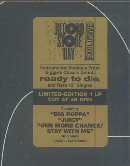 Ready to Die Instrumentals | Mint (M) Mint (M)