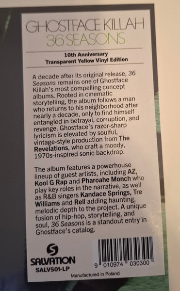36 Seasons (VINYL) | Mint (M) Mint (M) - HIP HOP *SEALED*